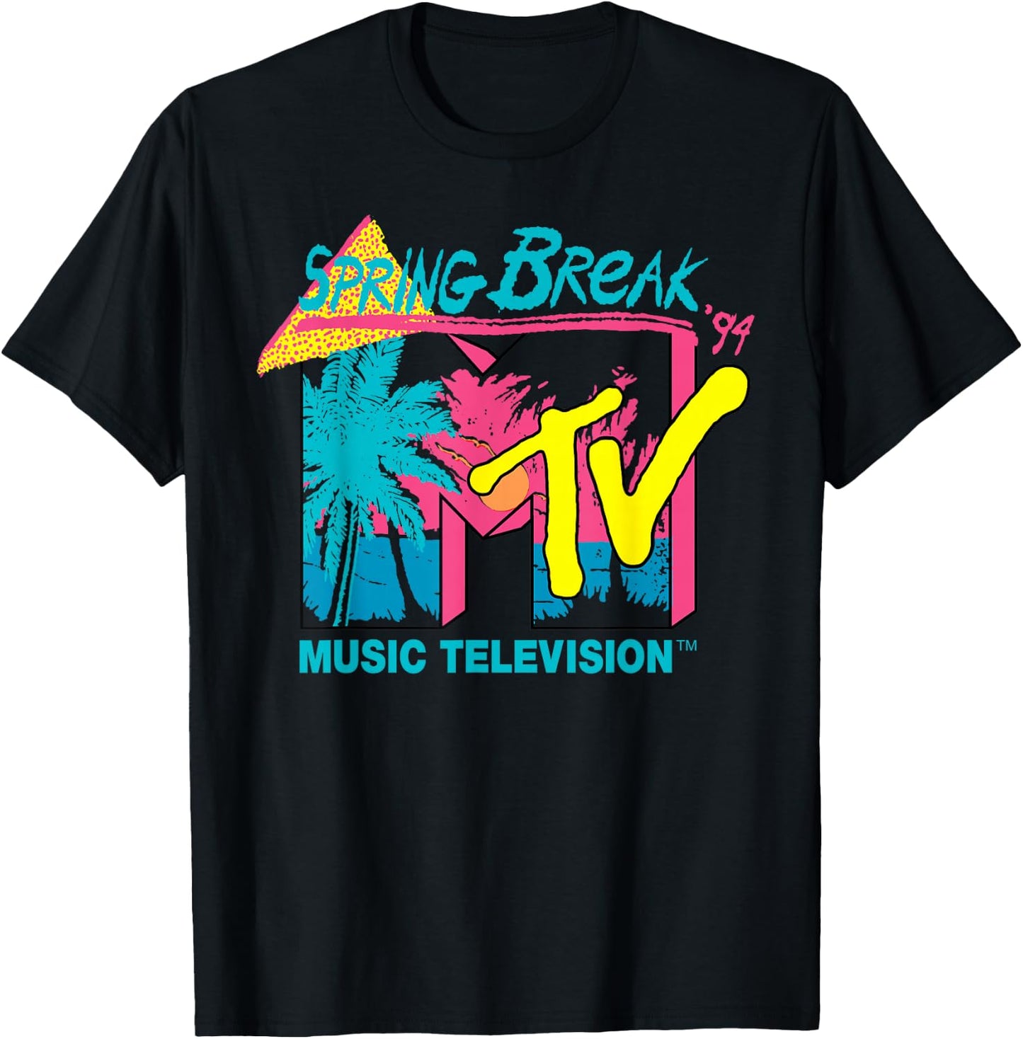 MTV - Spring Break 94 T-Shirt - T-Shirt | Black