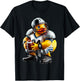 Rubber Duck Football Player Ducky Duckie Men Women Kids T-Shirt - T-Shirt | Black