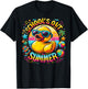 Schools Out For Summer Teacher Girls Boys Kids Yellow Duck T-Shirt - T-Shirt | Black