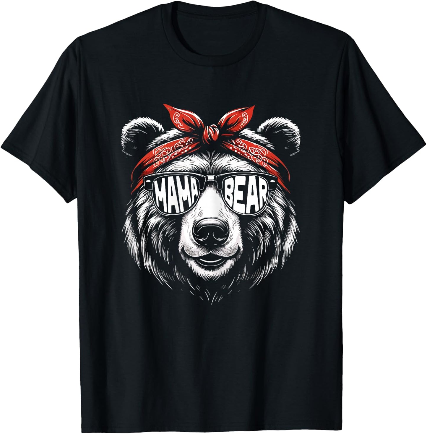 Mama Bear Mother's Day , black T-Shirt - T-Shirt | Black