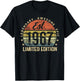 Est 1967 Limited Edition 58th Birthday Gifts 58 Year Old T-Shirt - T-Shirt | Black