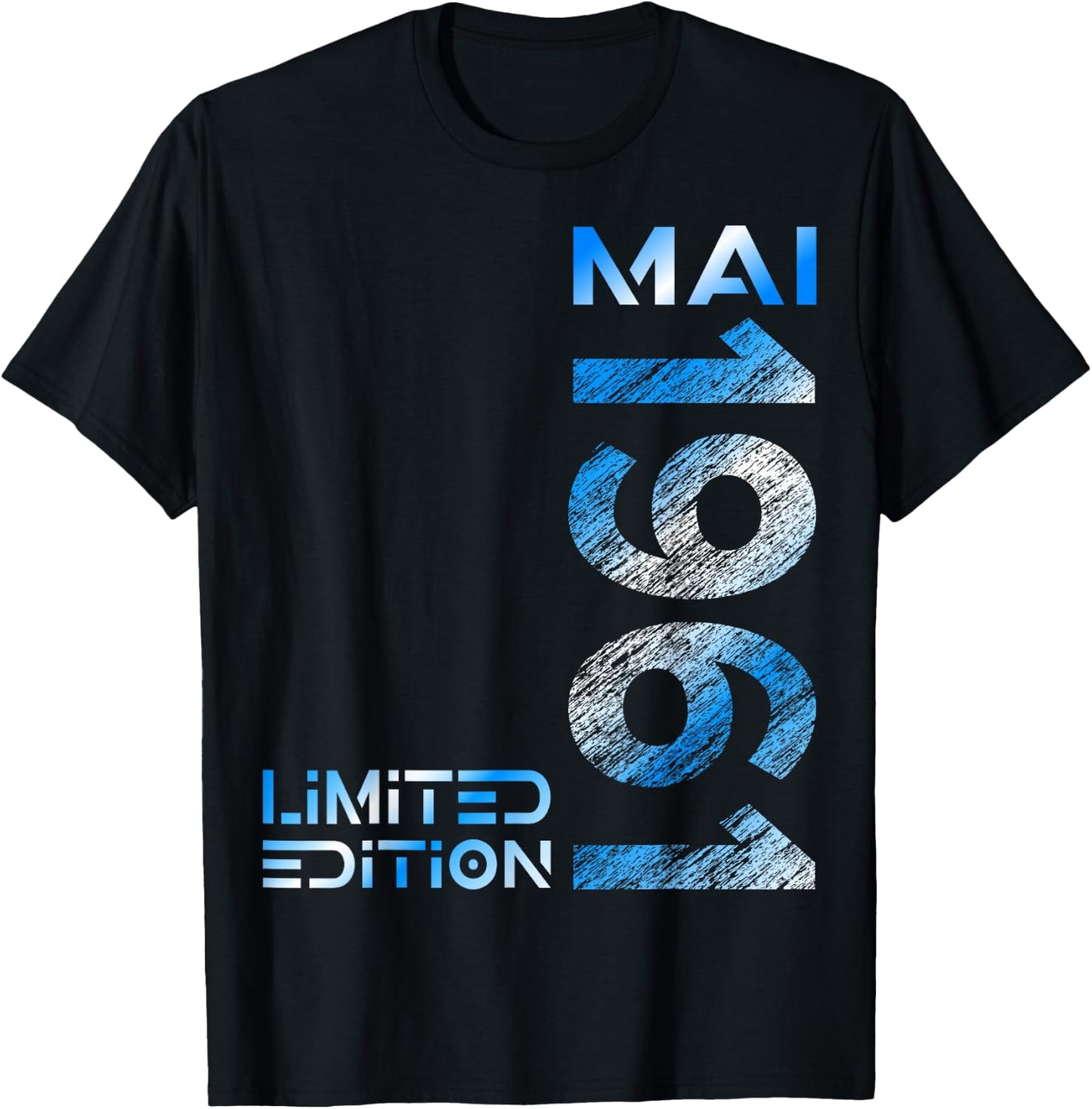 Limited Edition Mai 1961 Mann Frau 65. Geburtstag T-Shirt - T-Shirt | Black