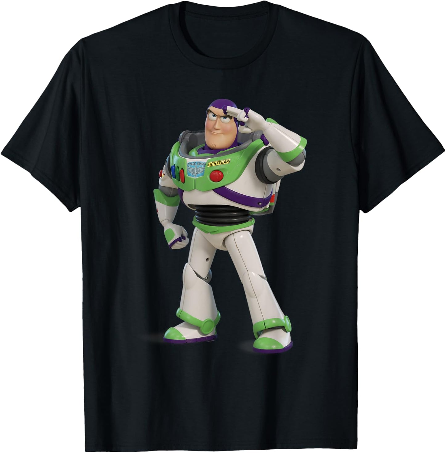 Toy Story Buzz Lightyear Standing T-Shirt - T-Shirt | Black
