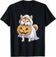 Shiba Inu Ghost Dog Halloween T-Shirt - T-Shirt | Black