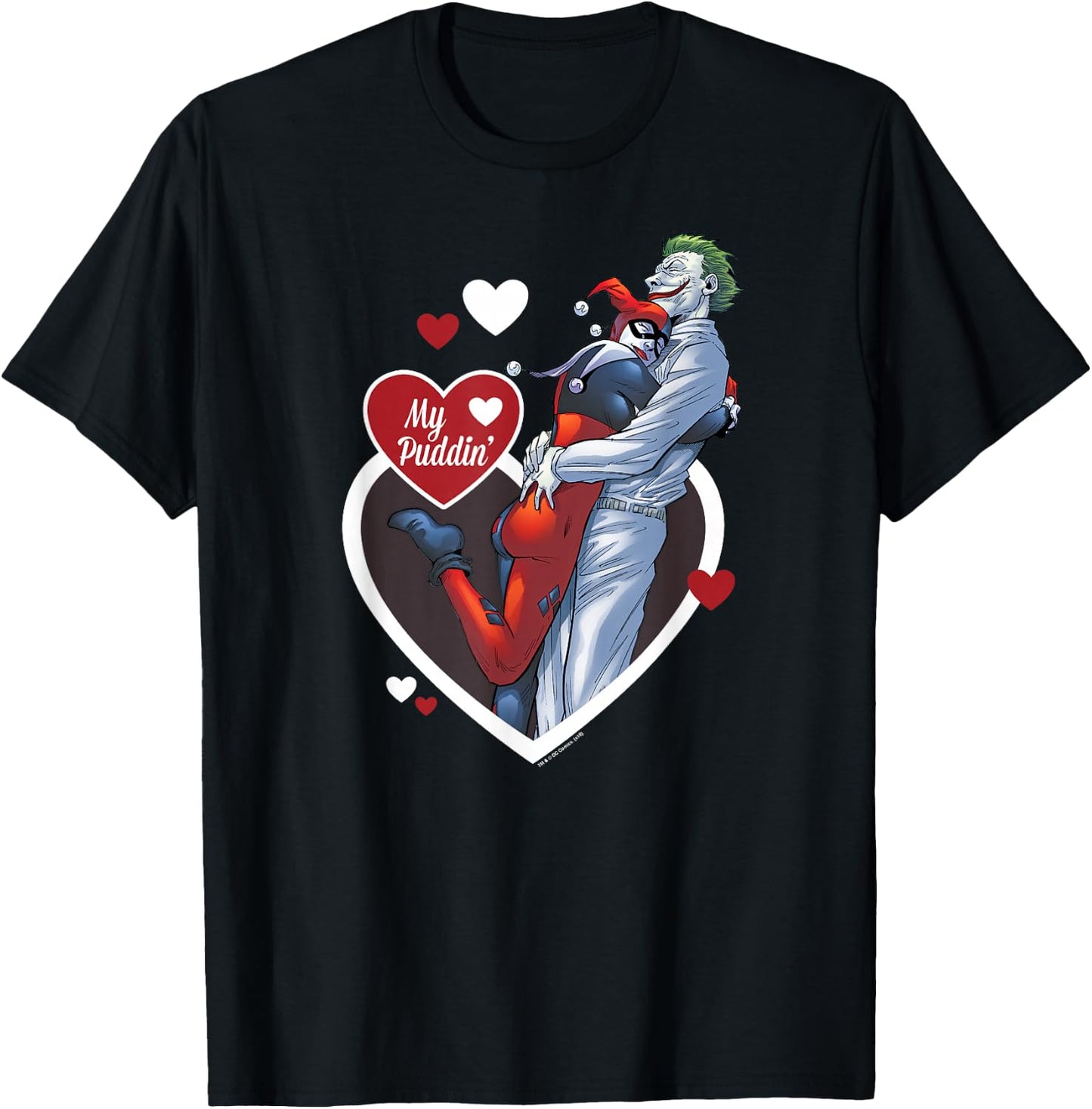 Batman Harley Quinn Joker My Puddin' T-Shirt - T-Shirt | Black