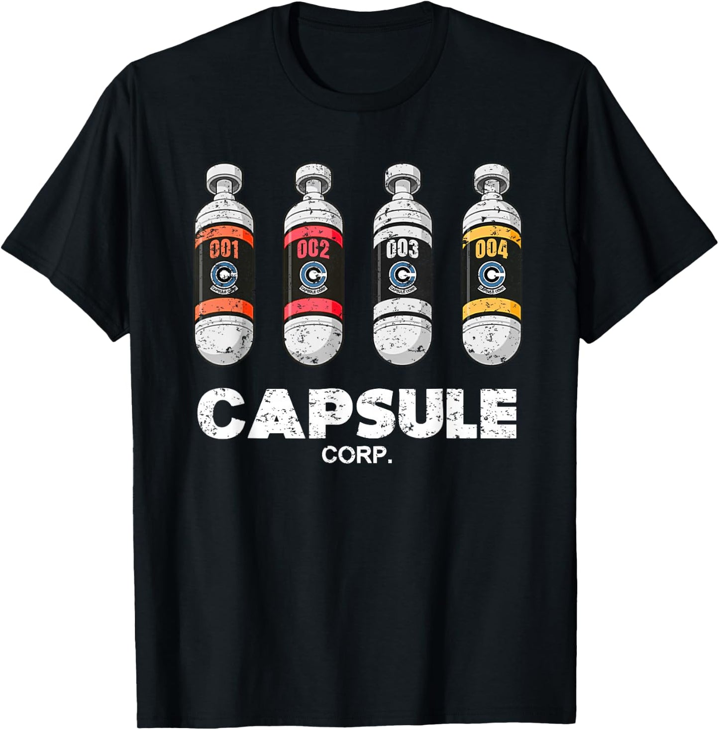 Capsule Corp for Geek and Otaku fan of Anime and Manga 90s , Black, S T-Shirt - T-Shirt | Black
