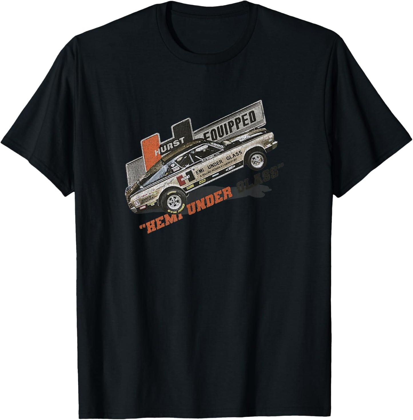Vintage Retro Car Classic Hurst Performance Drag Race T-Shirt - T-Shirt | Black