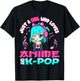 Anime and K-Pop Musik Manga Kawaii Chibi Merch KPOP Otaku T-Shirt - T-Shirt | Black