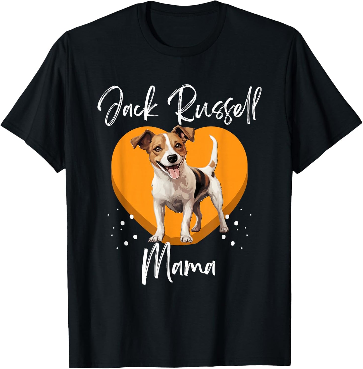 Jack Russell Terrier Dog Jack Russel Mama T-Shirt - T-Shirt | Black