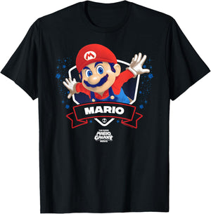 The Super Mario Galaxy Movie Mario Champion T-Shirt - T-Shirt | Black