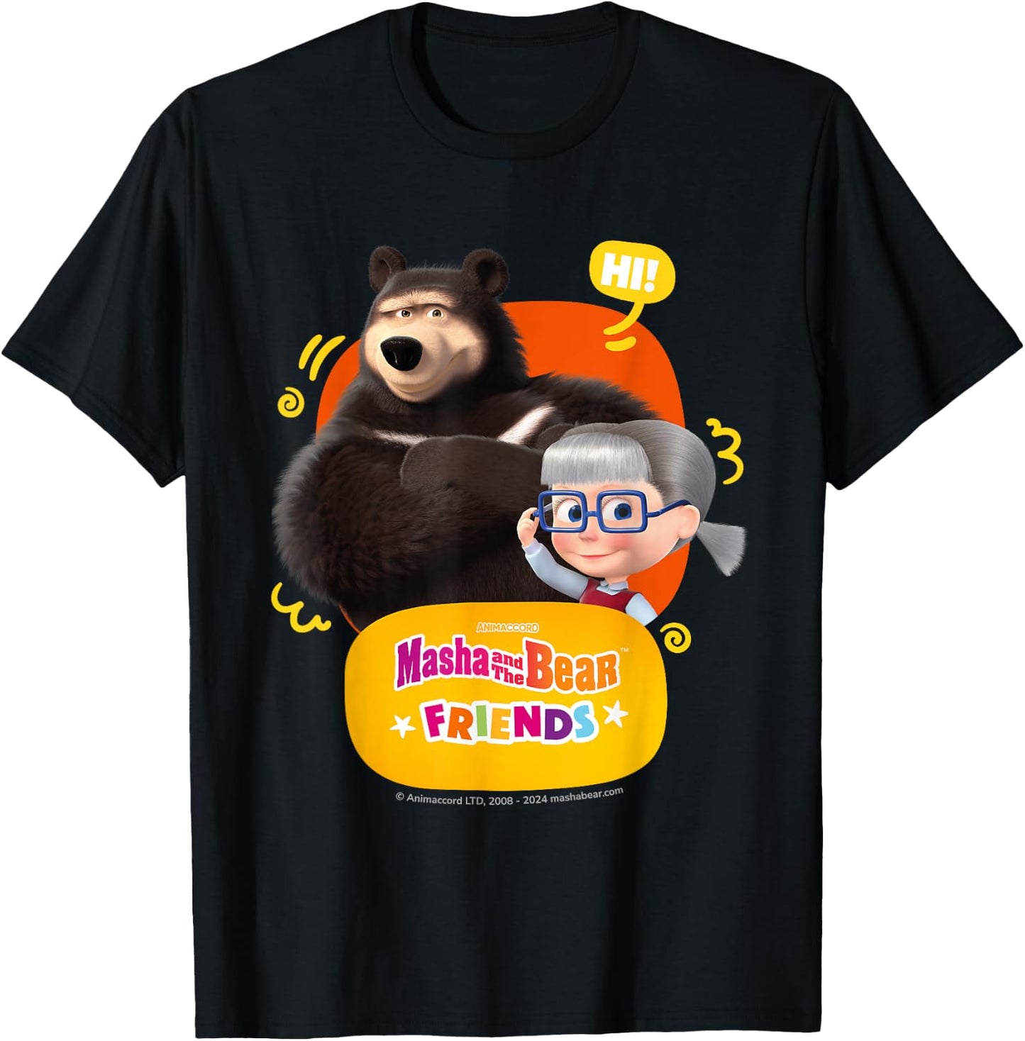 Friends. Hello there! T-Shirt - T-Shirt | Black