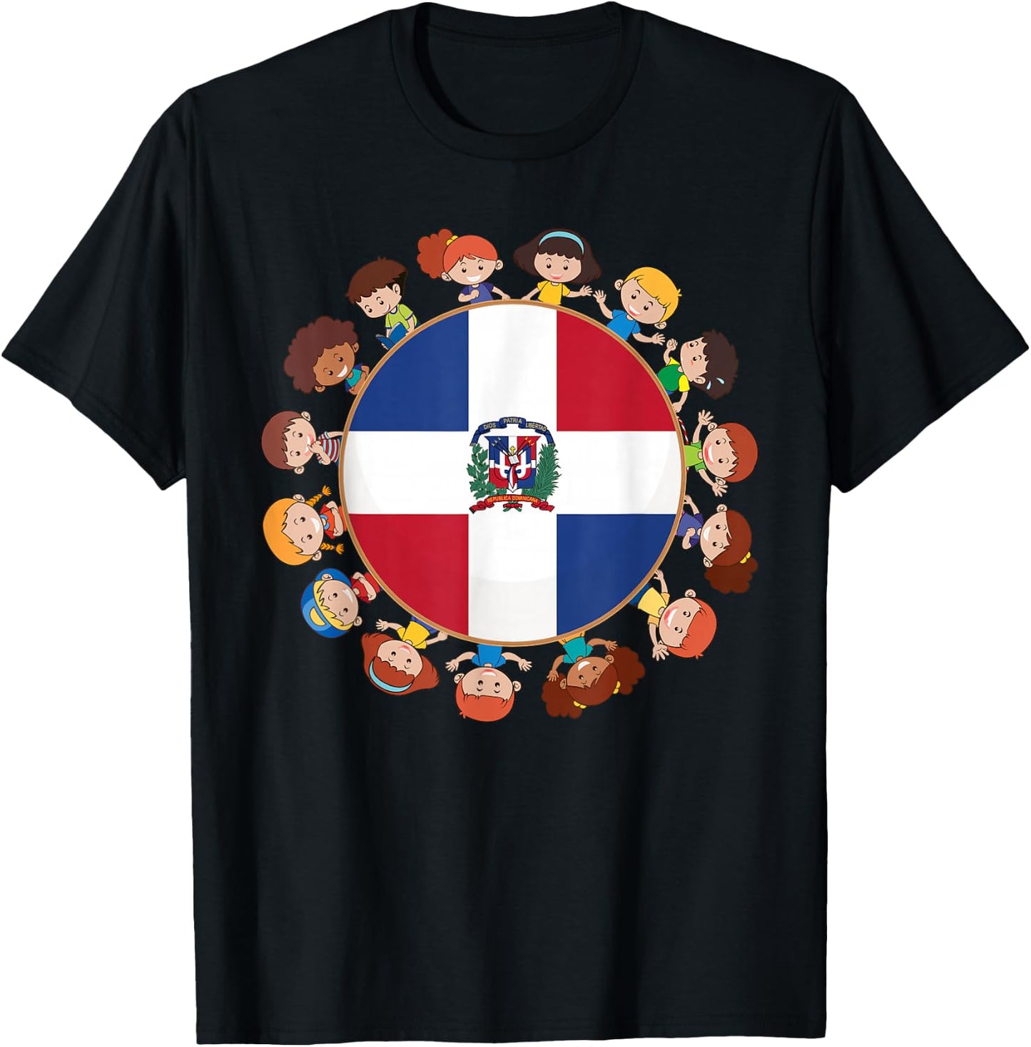 Dominican Republic Hispanic Heritage Month Dominicana Kids T-Shirt - T-Shirt | Black