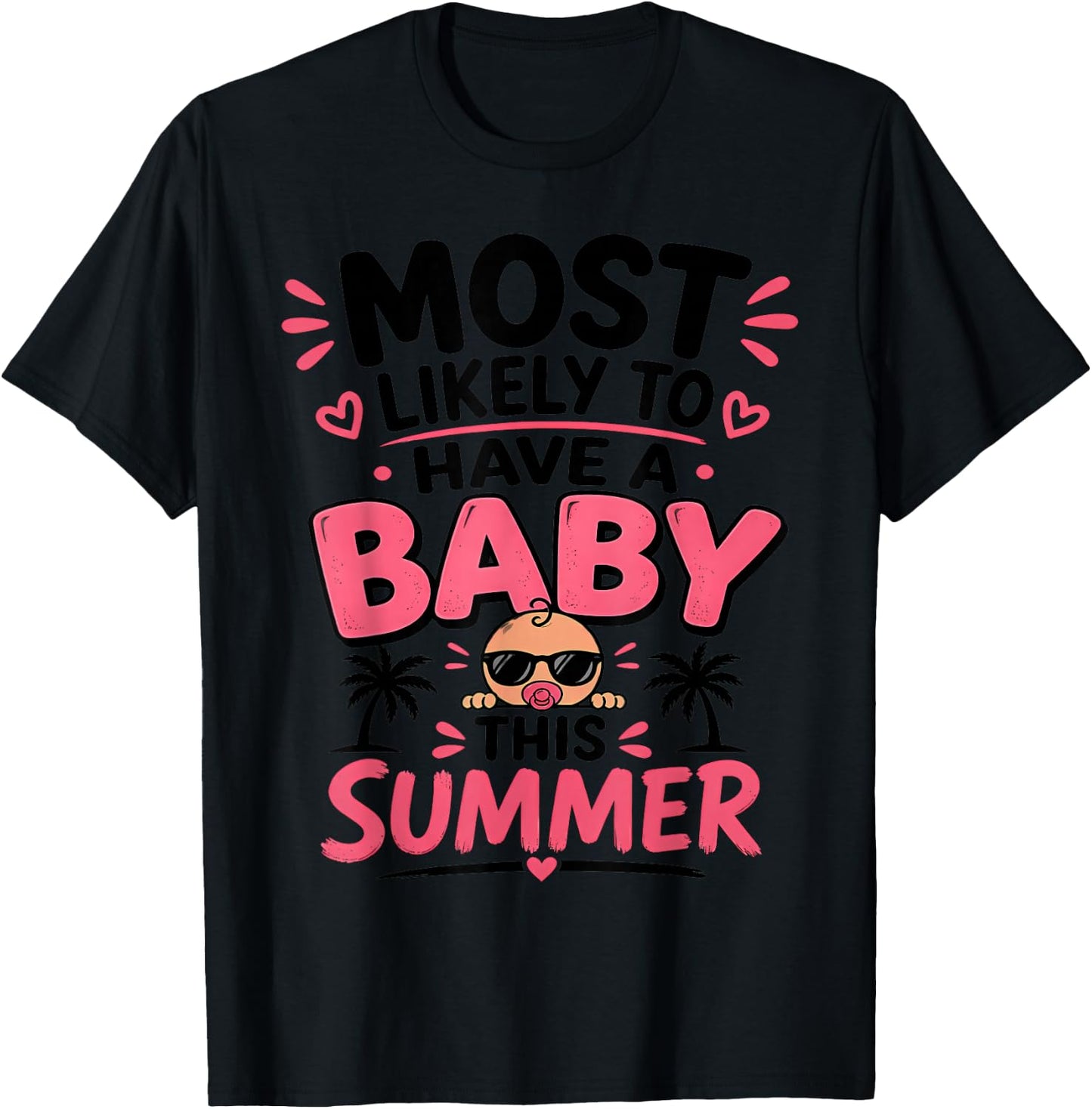 Funny Astrology Pregnancy Announcement Retro Mom-to-Be Desig T-Shirt - T-Shirt | Black