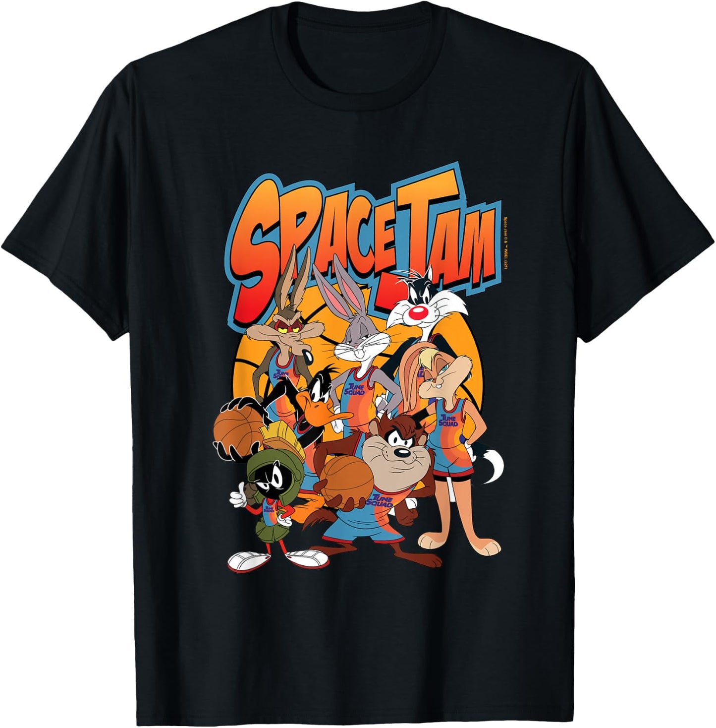 Space Jam Characters T-Shirt - T-Shirt | Black