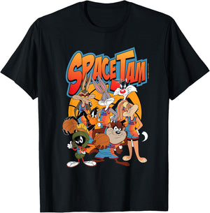 Space Jam Characters T-Shirt - T-Shirt | Black