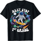 Next Stop 1st Grade School Graduation Astronaut Boy Girl Kid T-Shirt - T-Shirt | Black