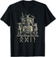 Odin Wolves Ravens Odins Wotan Nordic Viking God Viking T-Shirt - T-Shirt | Black