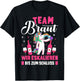 Team Braut JGA Women's Hen Night , black T-Shirt - T-Shirt | Black