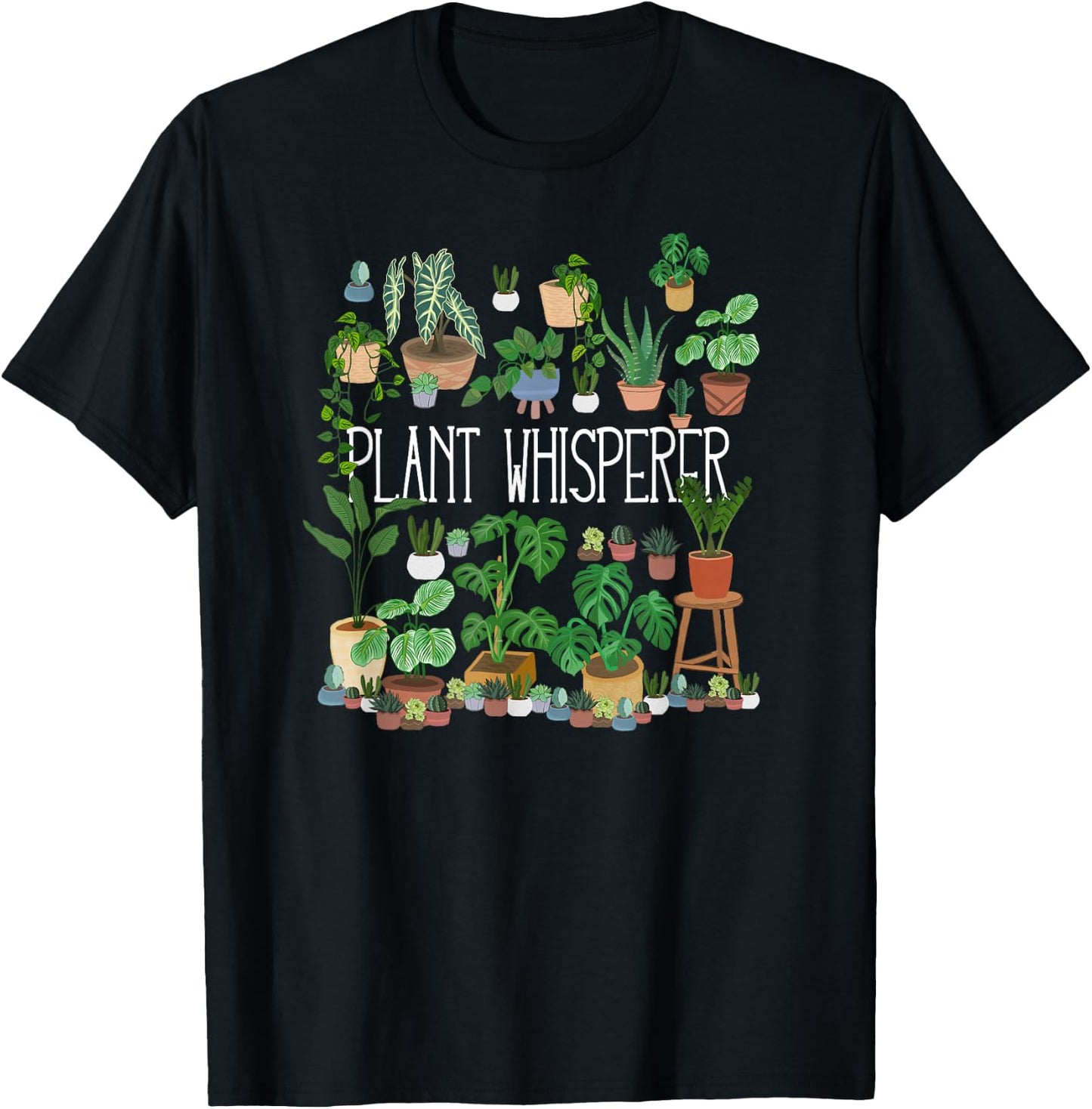 Plant Whisperer T-Shirt - T-Shirt | Black