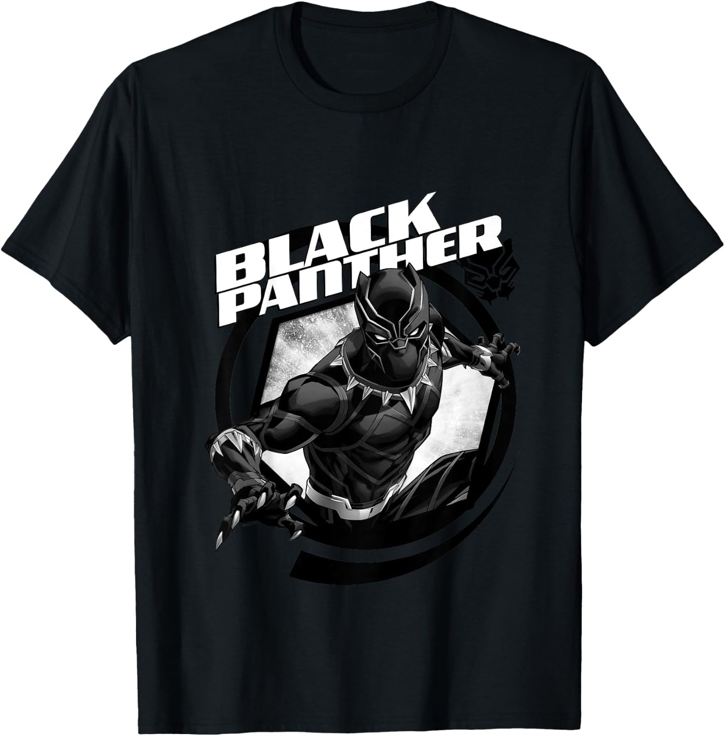 Kids Avengers Black Panther Hexagon , Black, 2 T-Shirt - T-Shirt | Black