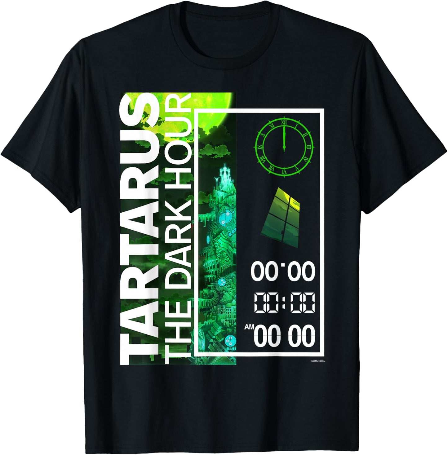 ATLUS Persona 3 Reload: Tartarus Dark Hour T-Shirt - T-Shirt | Black