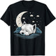 Napping Westie Pyjamas West Highland White Terrier Sleeping T-Shirt - T-Shirt | Black