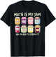 Math is My Jam I'm Here to Spread It Teacher Back to School T-Shirt - T-Shirt | Black