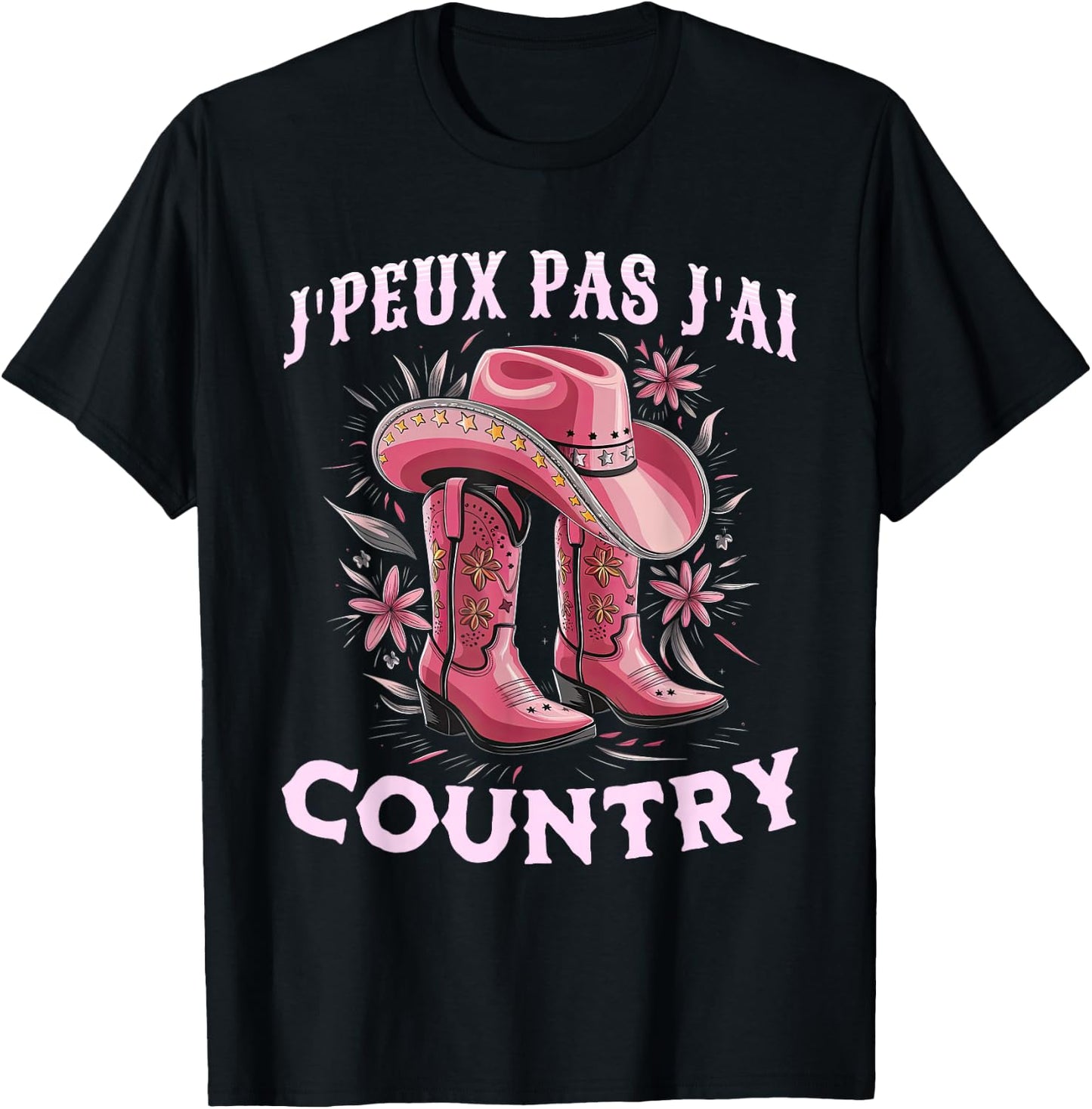 Women's Country Humour Dance Country Western T-Shirt - T-Shirt | Black