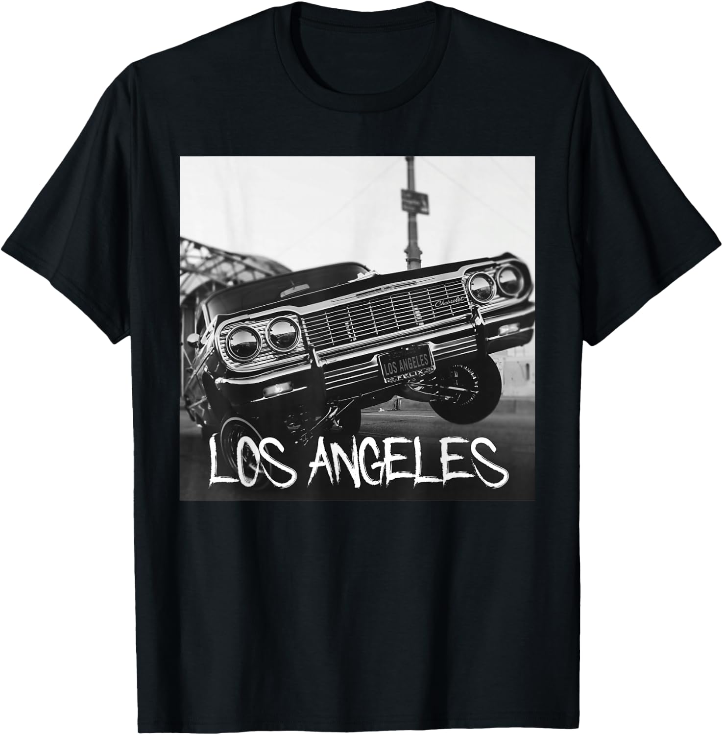 Los Angeles California Shirts Hydraulic Lowrider LA Gifts T-Shirt - T-Shirt | Black