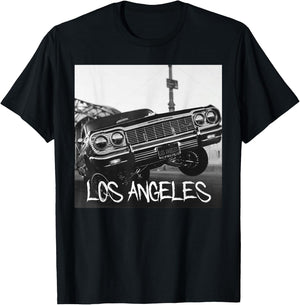 Los Angeles California Shirts Hydraulic Lowrider LA Gifts T-Shirt - T-Shirt | Black