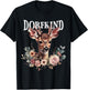 Dorfkind Fawn Costume Shirt Dirndl Oktoberfest , black T-Shirt - T-Shirt | Black