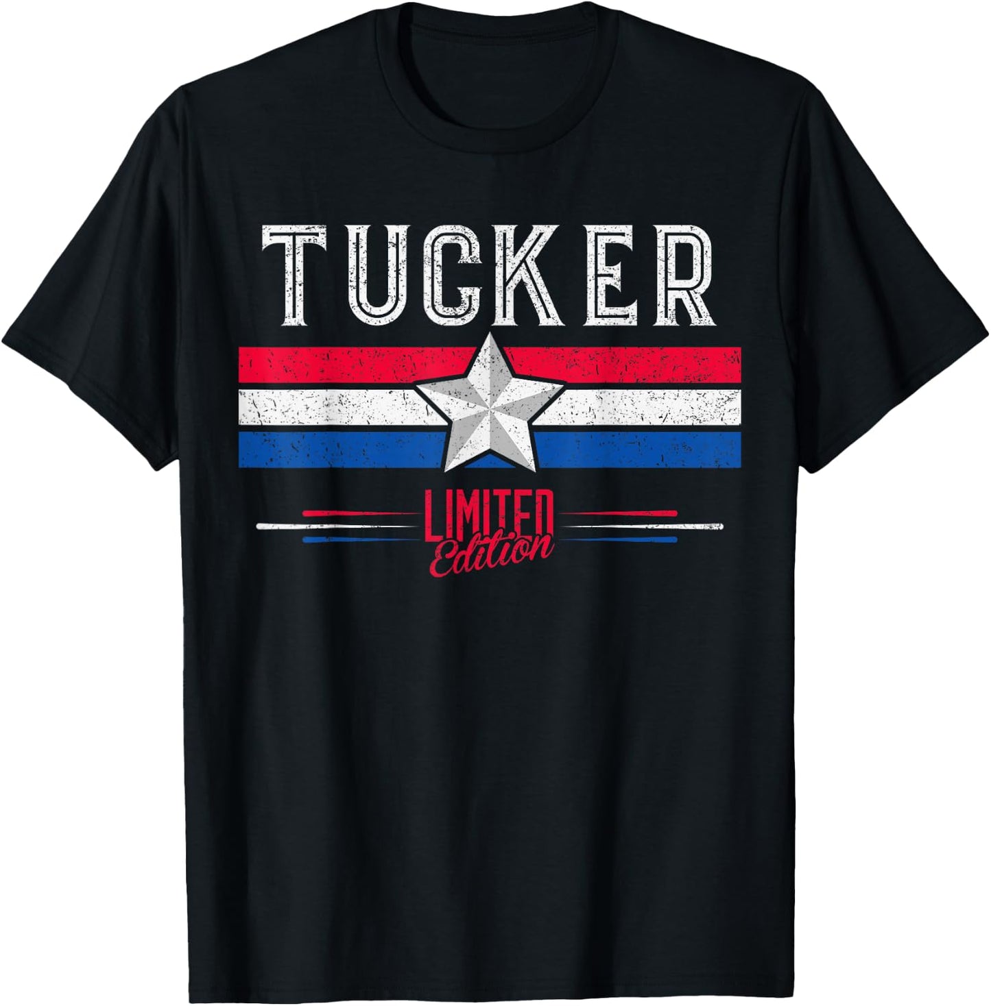 Tucker Retro Vintage Shirt Gift Women Men Kids T-Shirt - T-Shirt | Black