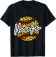 HAWKS Leopard Cheetah Softball Team Trendy Cute Womans Top T-Shirt - T-Shirt | Black