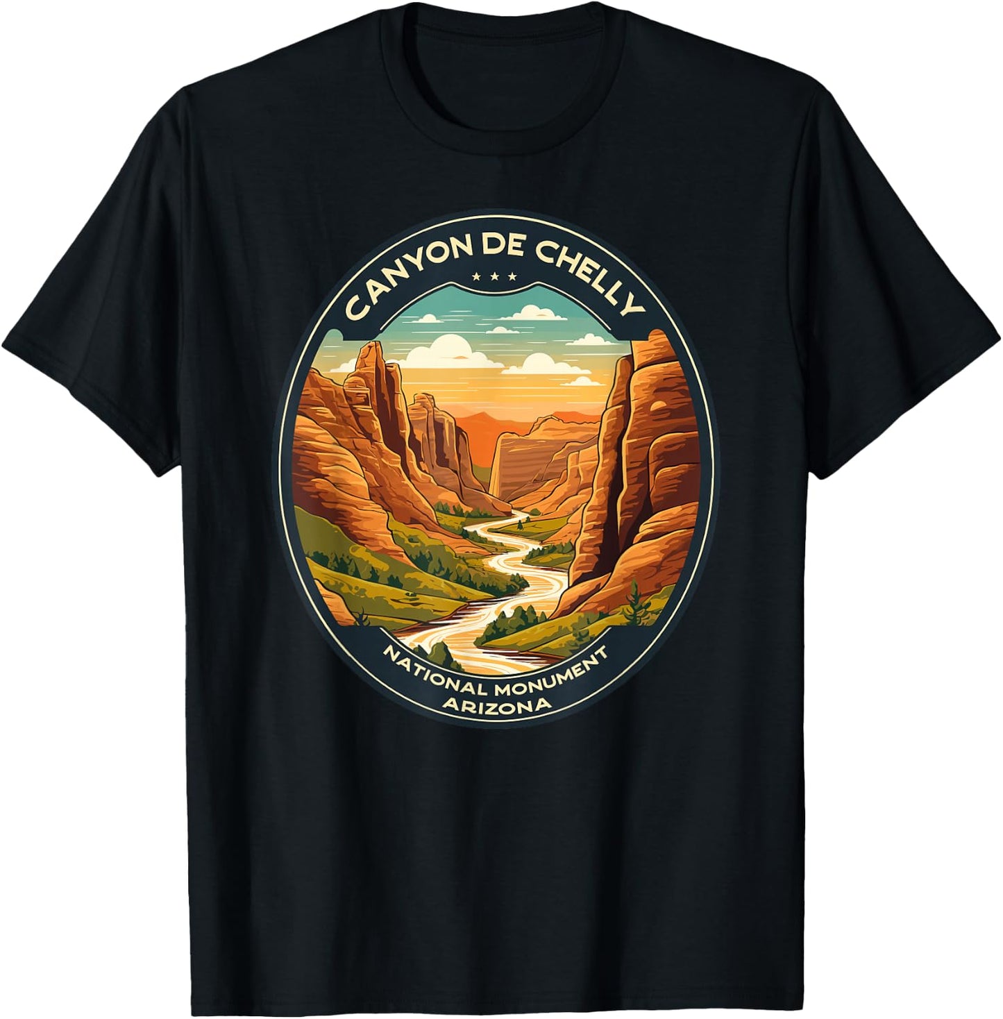 Canyon de Chelly National Monument Arizona T-Shirt - T-Shirt | Black