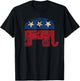 Trump Vintage Retro trump flags USA Flag Republican Elephant Kids Men T-Shirt - T-Shirt | Black