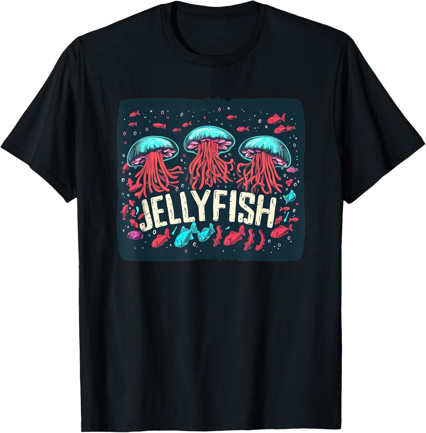 Pretty colorful Jellyfish Costume for Boys and Girls T-Shirt - T-Shirt | Black