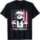 You Missed Trump 2024 US American Flag (Front) T-Shirt - T-Shirt | Black