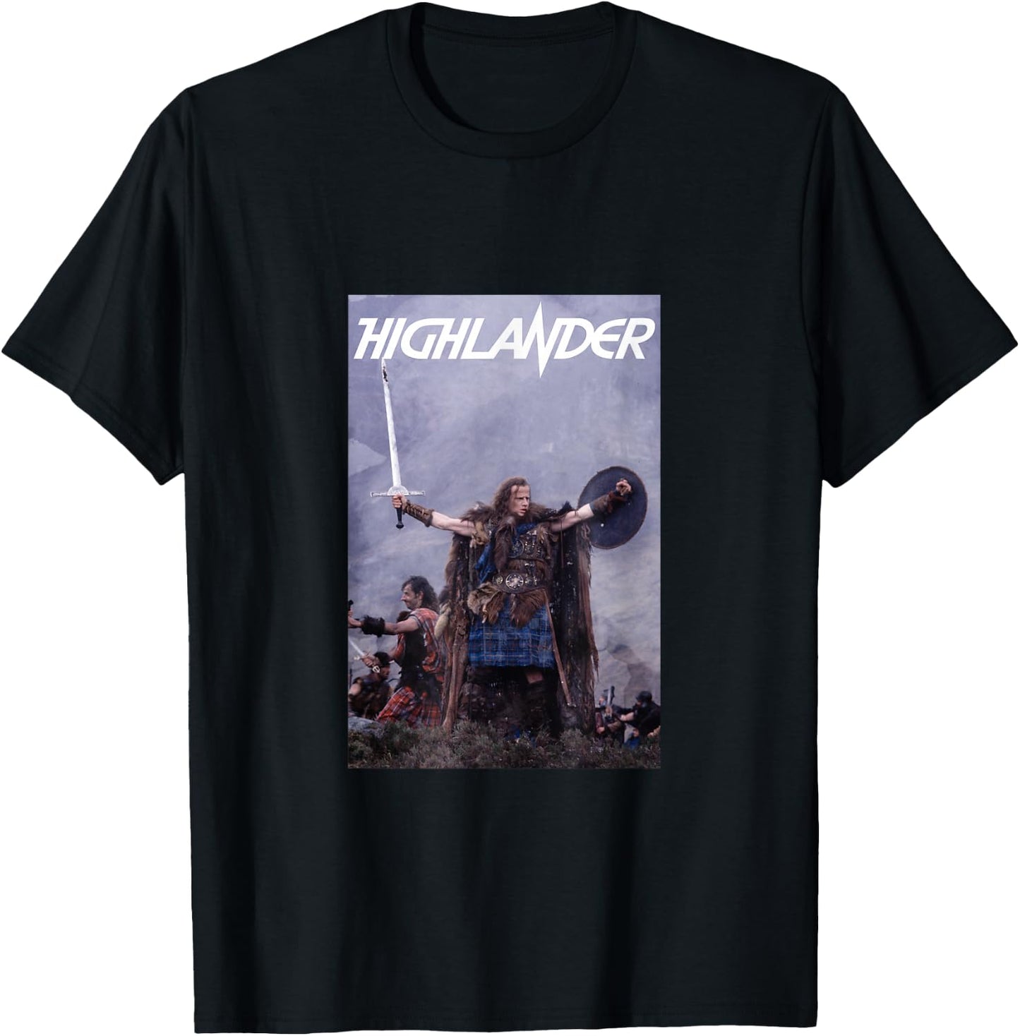 Highlander 1986 Connor MacLeod T-Shirt - T-Shirt | Black