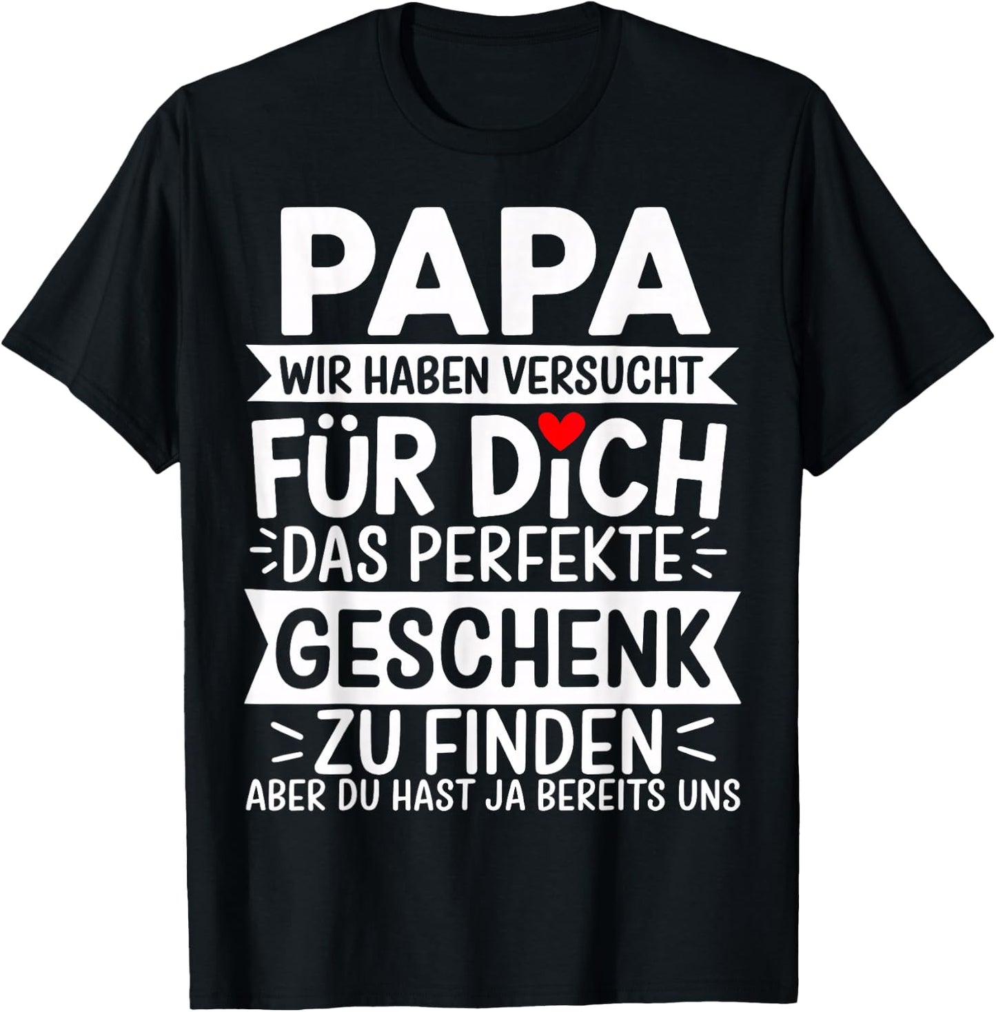 Dad Gift Birthday Funny Father's Day Christmas Dad , black T-Shirt - T-Shirt | Black