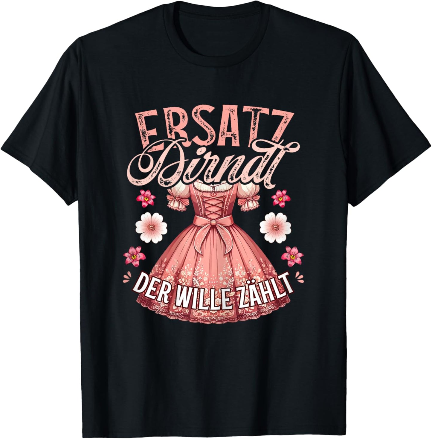 Costume Shirt Women's Costume Costume Replacement Dirndl , black T-Shirt - T-Shirt | Black