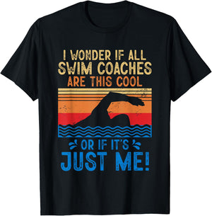 Swimming Instructor Swimmer Swim Lover Swimming Coach T-Shirt - T-Shirt | Black