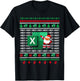 Excel REF Error Spreadsheet Ugly Christmas Sweater T-Shirt - T-Shirt | Black