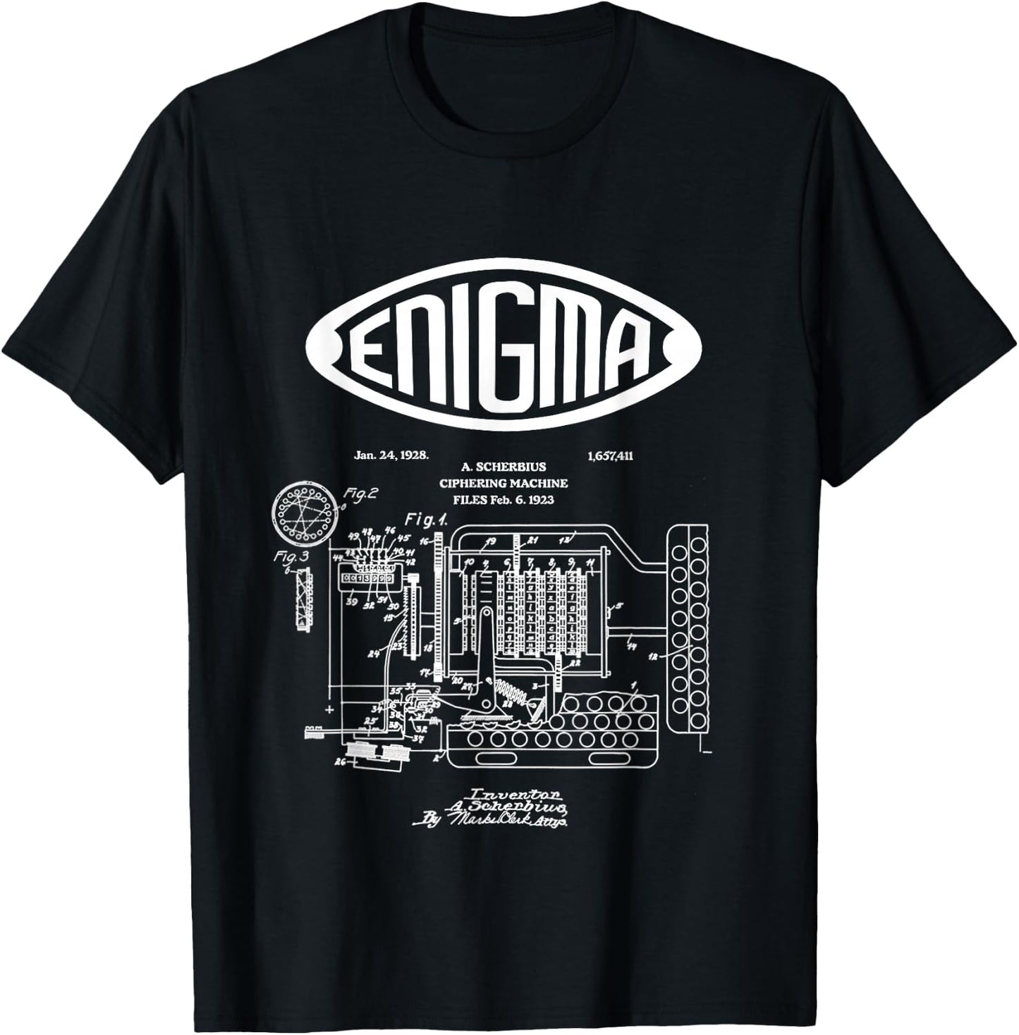 Enigma: the Invention of Enigma T-Shirt - T-Shirt | Black