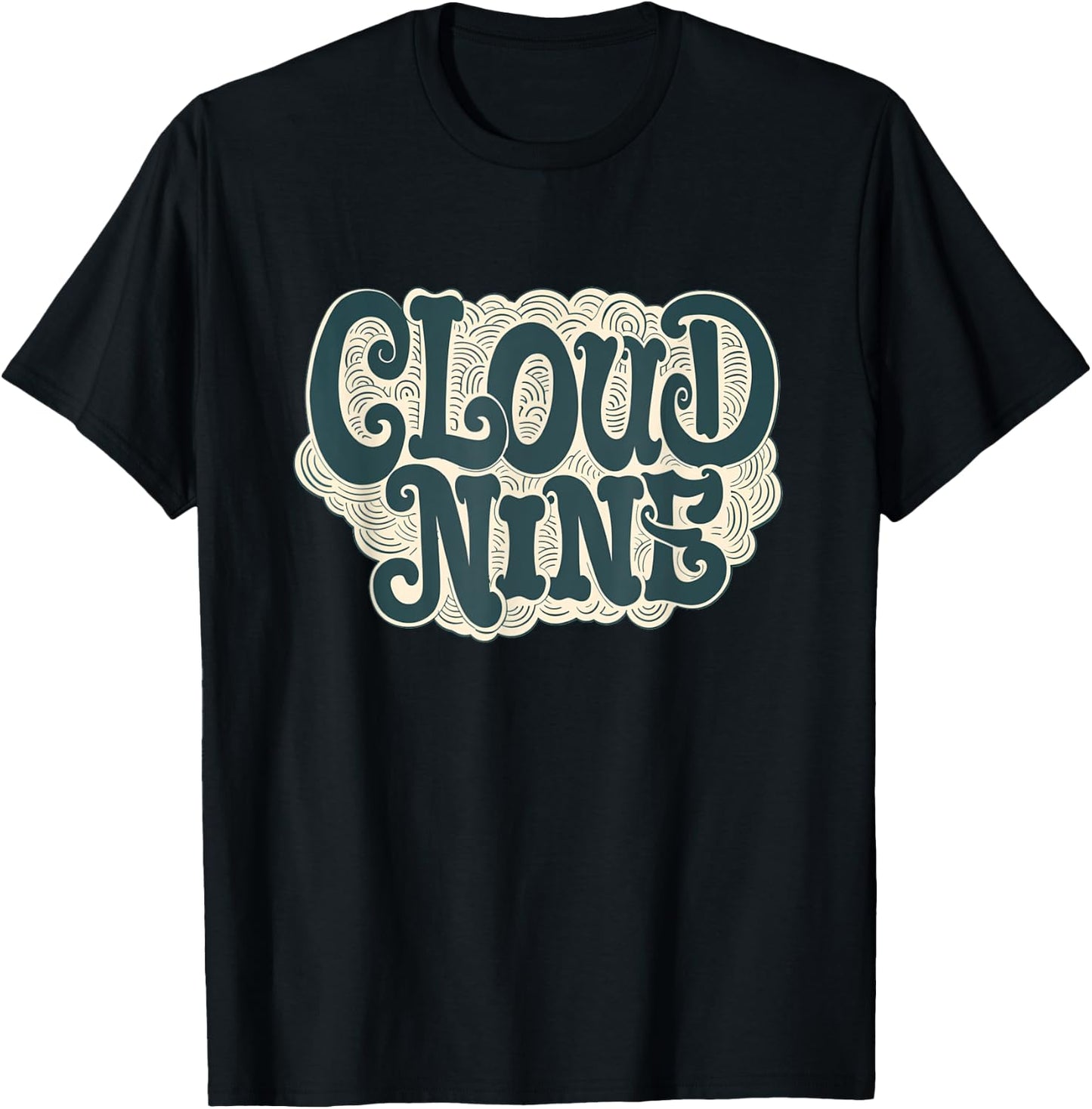 Pretty Cloud nine Costume for Adults and Kids T-Shirt - T-Shirt | Black