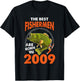 The Best Fisherman Are Born In 2009 Fishing Birthday T-Shirt - T-Shirt | Black