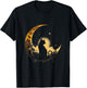 Cat Crescent Black Moon Sailor , black T-Shirt - T-Shirt | Black