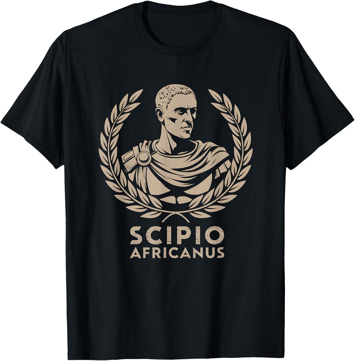 Agema Apparel -Adults Roman History , Black, Small, Short Sleeve, Classic Fit, , Polyester 100% T-Shirt - T-Shirt | Black