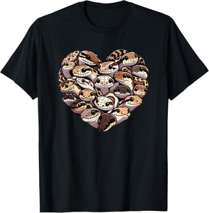 Hognose Snake Lover Puff Adder Snakes T-Shirt - T-Shirt | Black