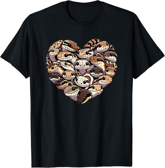 Hognose Snake Lover Puff Adder Snakes T-Shirt - T-Shirt | Black