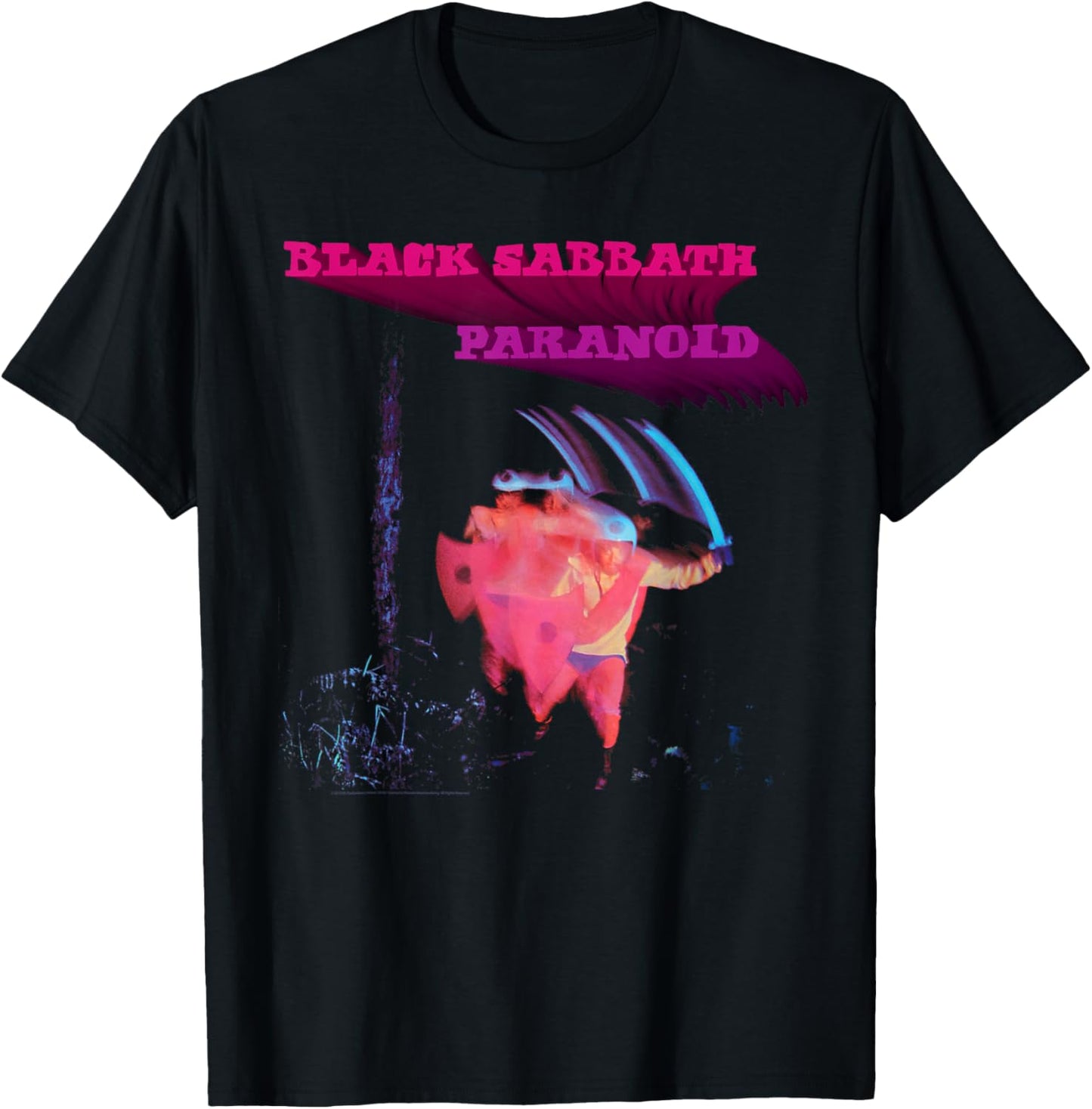 Black Sabbath Official Paranoid Motion Trails , black T-Shirt - T-Shirt | Black